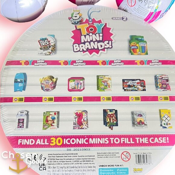 Zuru 5 Surprise Mini Toy Brands 3 Ball Set + Collectors Case Sealed Exclusives - Picture 2 of 2